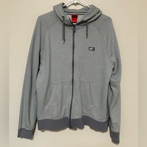 Nike Two-toned Full Zip Hoodie